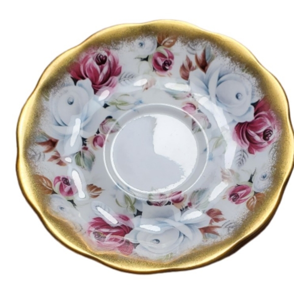 Royal Albert Saucer Only,"Pearl" From The Summer Bounty Series Replacement Piece - Picture 5 of 7